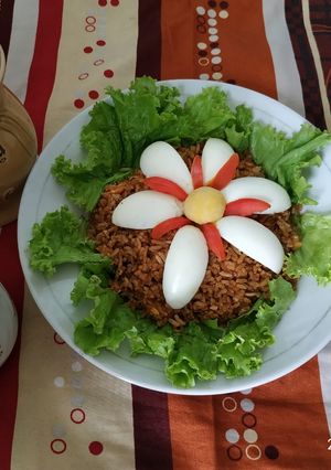 Foto resep Nasi goreng bahagia
