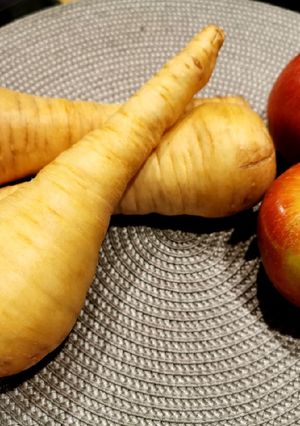 Une photo de 🍏 Soupe panais, pommes au soup&co !! 🍎