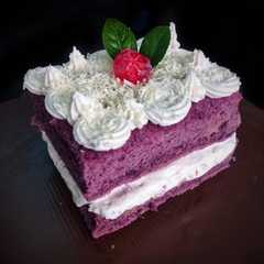 รูปของ Ube Cake (Cake Ubi Ungu) 💜