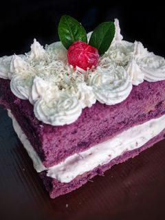 Foto resep Ube Cake (Cake Ubi Ungu) 💜
