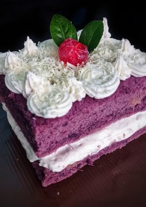 Foto resep Ube Cake (Cake Ubi Ungu) 💜
