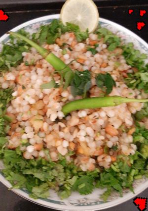 A picture of Sabudana Khichdi.