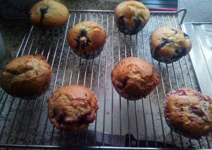 Simple Way to Prepare Quick Muffins - Plain or filled with flavour of your choice