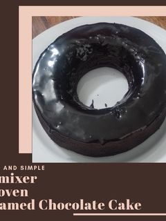 Foto resep No Mixer No Oven Steamed Chocolate Cake