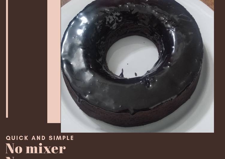 No Mixer No Oven Steamed Chocolate Cake
