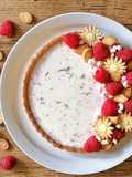 Strawberry Jam and Panna Cotta Tart