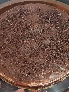Una foto de Tarta de obleas de chocolate
