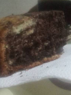 Una foto de Bizcochuelo mármolado