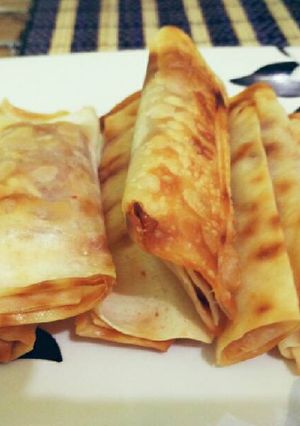 Foto resep pangsit kornet simple