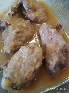 Una foto de Carrilleras de cerdo en guiso de reinetas