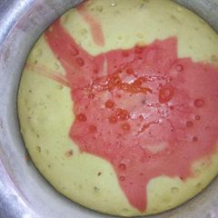 A picture of Strawberry vanilla cake without oven #charityrecipe.