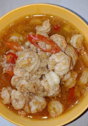 Foto resep Udang Asam Manis Bumbu Simple