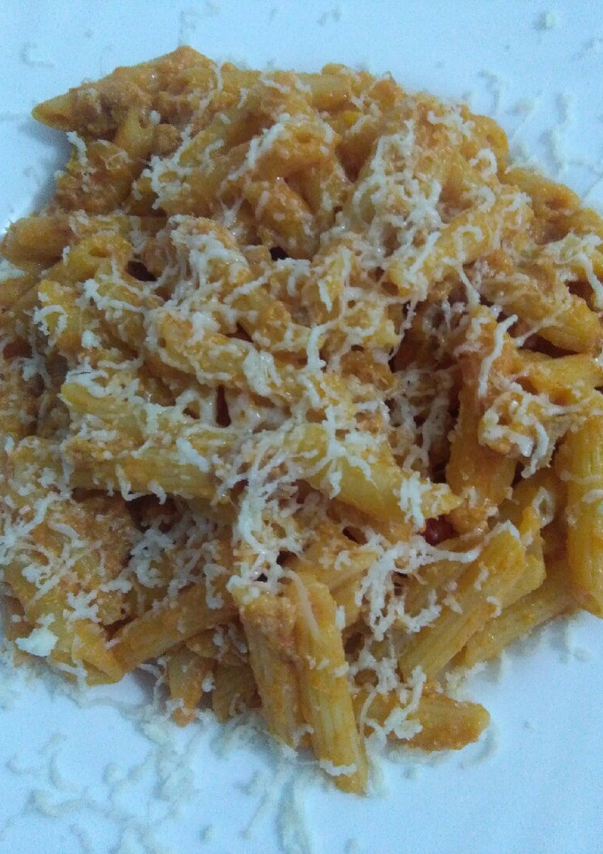 Una foto de Macarrones con carne picada y chorizo de ciervo