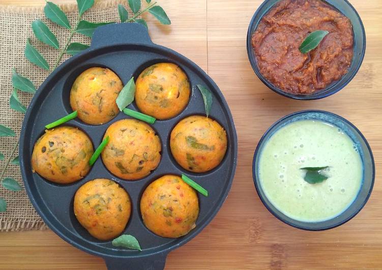 Mixed Vegetables Masala Appam