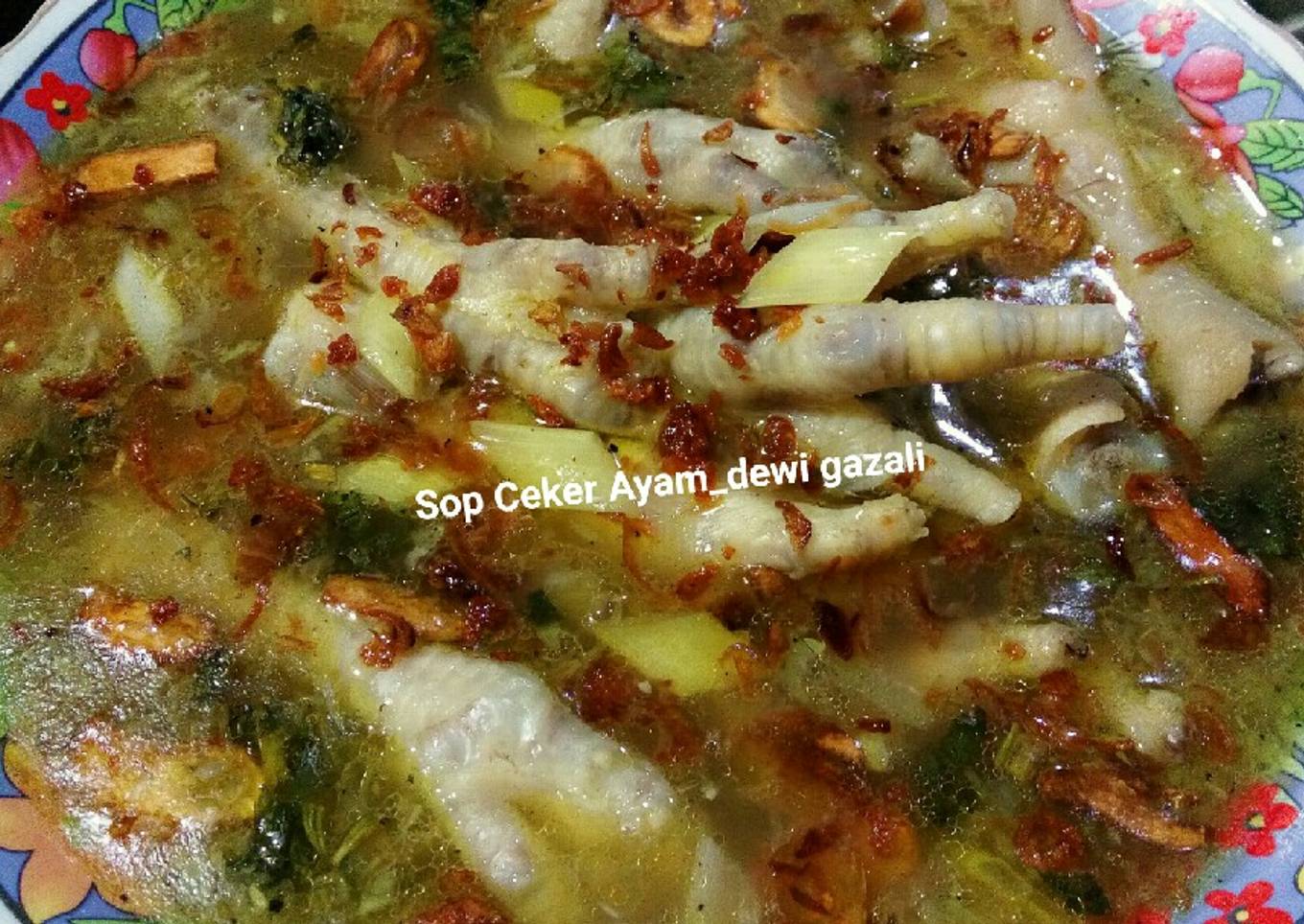 Sop Ceker Ayam