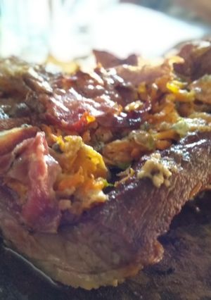 Una foto de Tapa de asado rellena a la parrilla