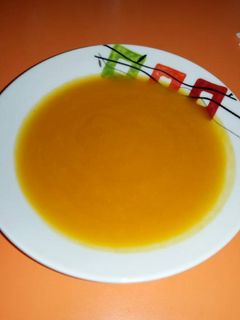 Una foto de Sopa crema de calabaza