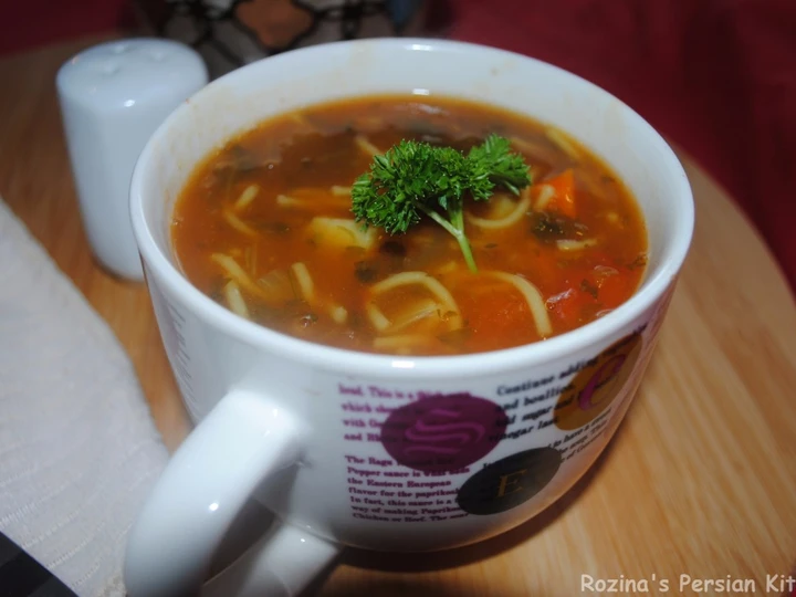 Easy Way Make Persian vermicelli soup which So Delicious