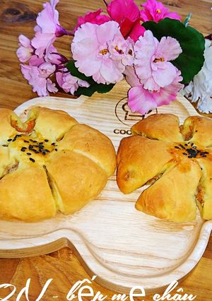 Hình của món Bánh nướng nhân mặn.