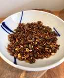 Salty Sweet Spicy Honey and Tamari Glazed Seed Snacks