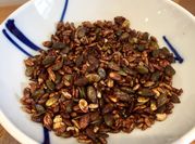 A picture of sweet and spicy pumpkin seeds