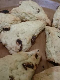 Foto resep Milky Raisin Scone with mocaf
