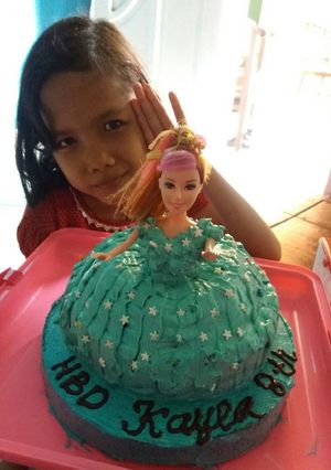 Foto resep Kue ULtah Barbie utk Kay
