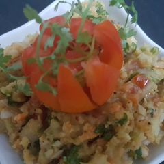 A picture of (Kache Kele ka Bharta/chokha Recipe.