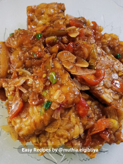Foto resep Tempe tumis balado