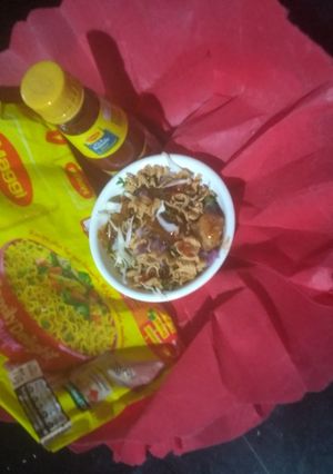 A picture of Maggi Manchurian Chat.