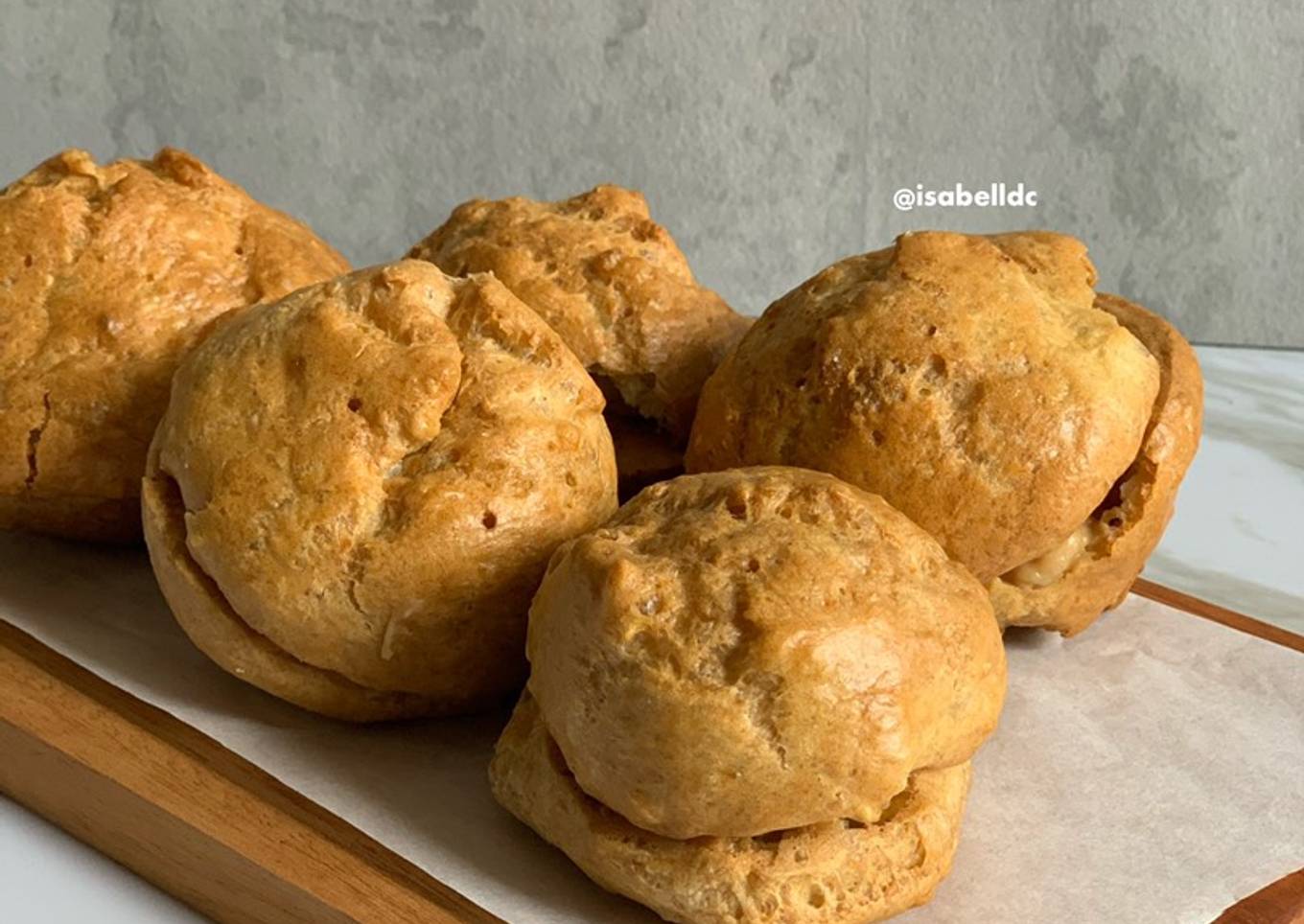 75. Kue Soes vla vanilla (Gluten Free, no mixer, no refined sugar)