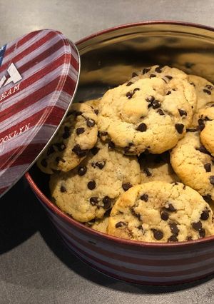 Une photo de Cookies au chocolat et à la noix de coco