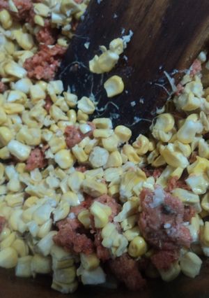 Una foto de Esquite con chorizo las Correa del Ocote. San Diego de Alejandría Jalisco, México