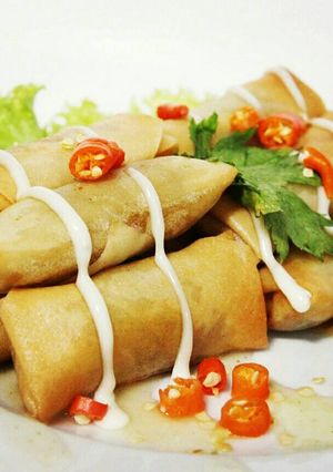 Foto resep Lumpia Jamur Saos Nanas yummyy