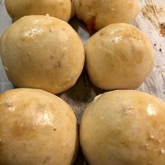 A picture of Garlic Knot Meatballs with Homemade Pizza Dough *Easy.