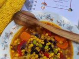 Őszi, babos kukoricaleves (vegán) 🌽🫘