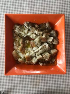 Una foto de Berenjena asada en airFryer, al estilo tradicional de mi pueblo