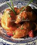 Lumaconis en salas de piquillos y parmesano