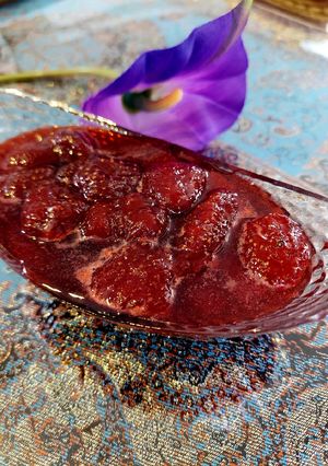 عکسی از دستور مربا توت فرنگی 🍓