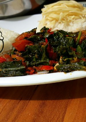 A picture of Miyan ganye.