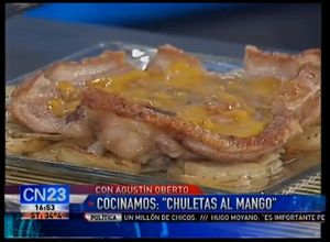 Una foto de Chuletas al mango