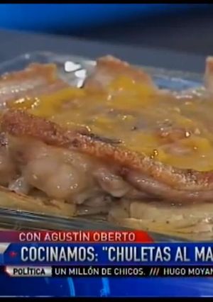 Una foto de Chuletas al mango