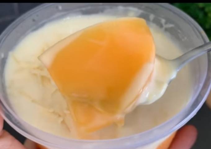 Puding mangga creamy cheese