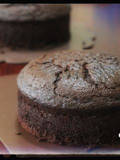 Foto resep Dark Chocolate Cake (simple)