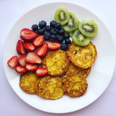 A picture of Cottage Cheese Pancakes.