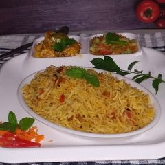 A picture of Tomato Rice.