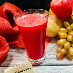 A picture of ABC (Apple, Beetroot, Carrot) Juice.