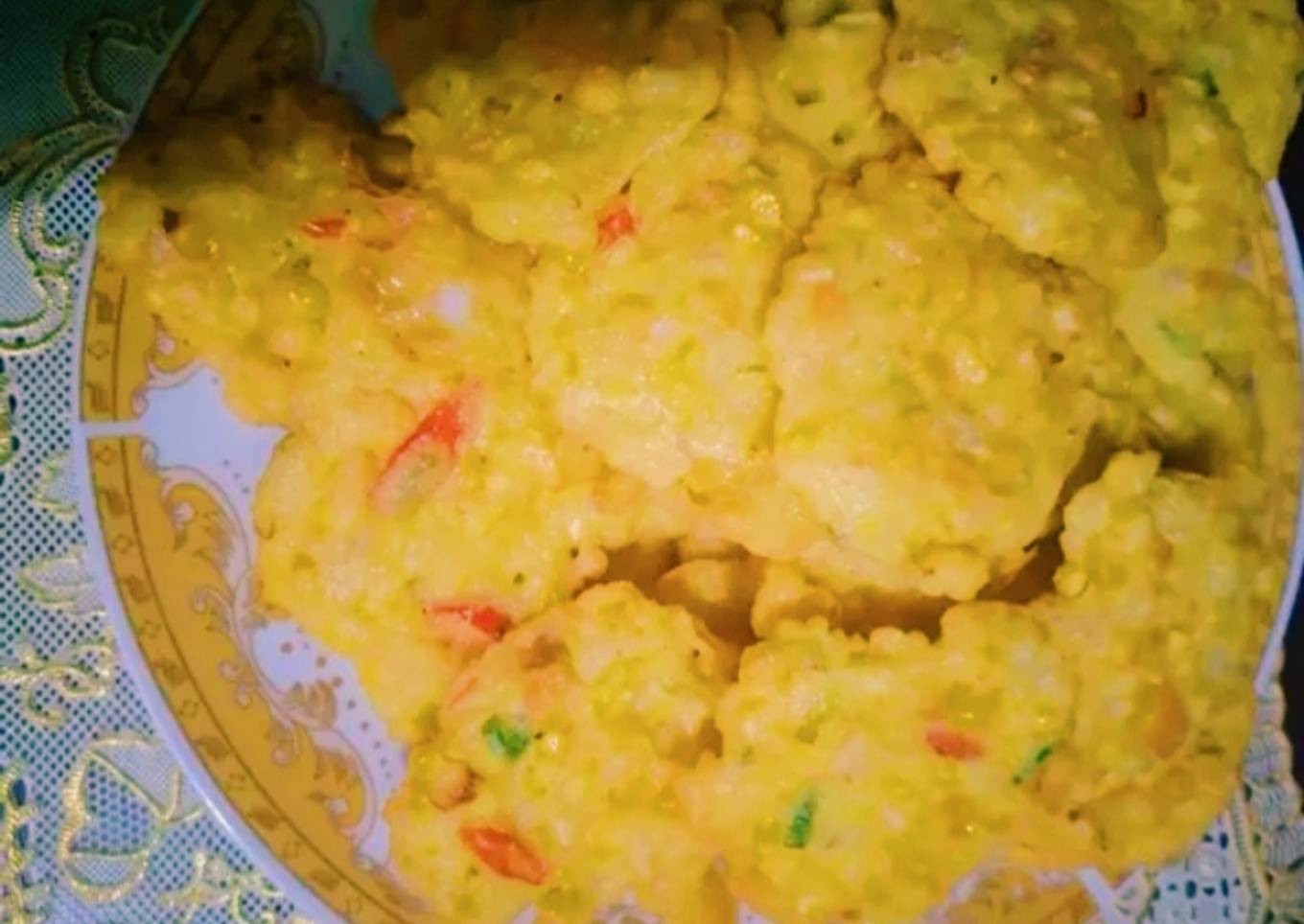 Bakwan Jagung Telur Bebek