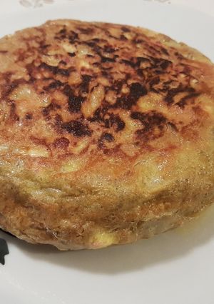 Una foto de Tortilla de alcachofas