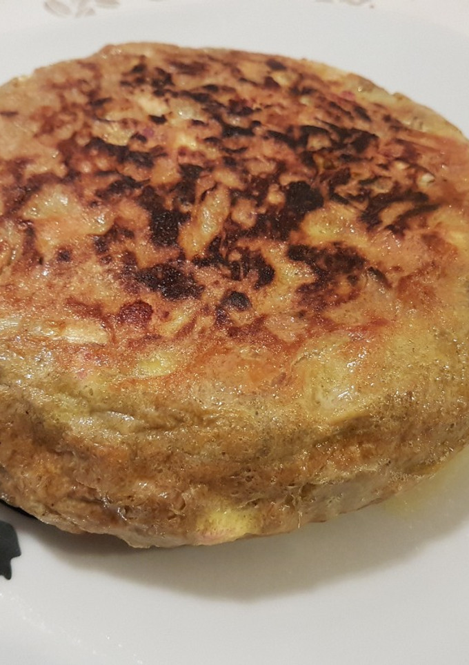 Una foto de Tortilla de alcachofas